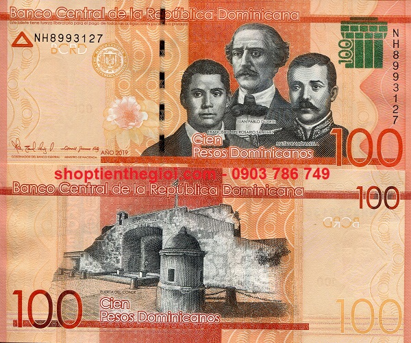 Dominican 100 Pesos 2019 UNC - SP001723